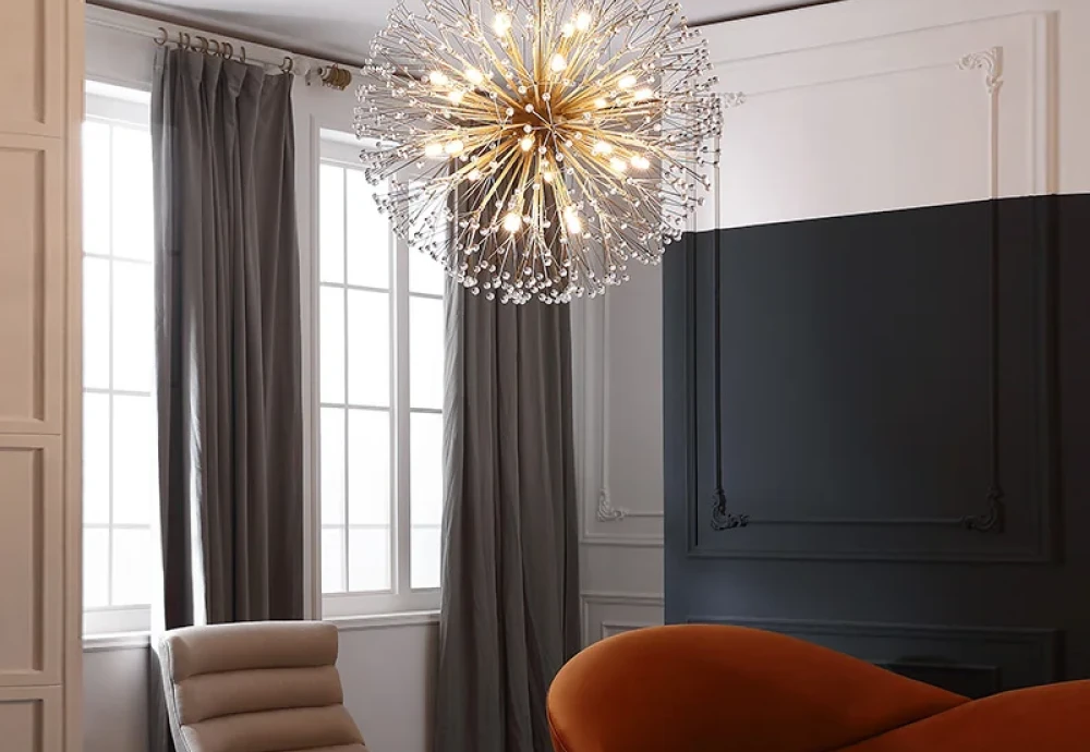 dandelion crystal chandelier